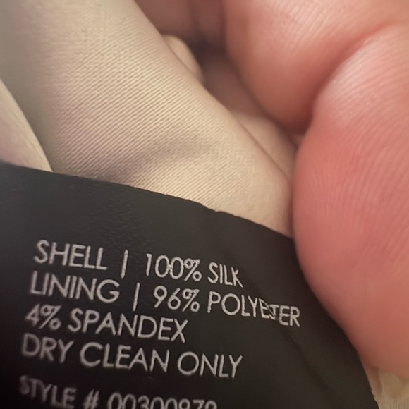 Club Monaco 100% Silk Elegant Black and White Skirt - Picture 4 of 4